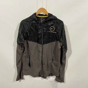 Nike livestrong dri-fit athletic windbreaker jacket